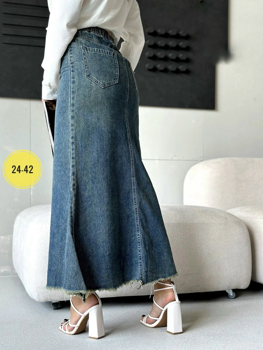 юбка джинсовая миди с разрезам,джинсовая юбка,женские джинсовые юбки,джинсовая миди юбка,джинсовая юбка бенетон