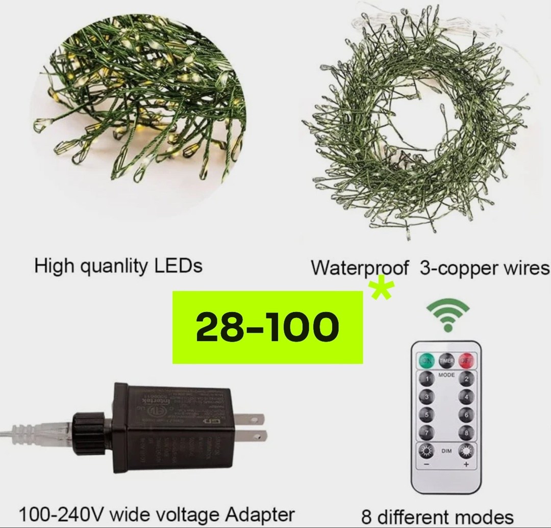 светодиодная гирлянда,светодиодная уличная гирлянда,гирлянда роса мишура светодиодная 30 м,светодиодная садовая гирлянда,светодиодная электрогирлянда