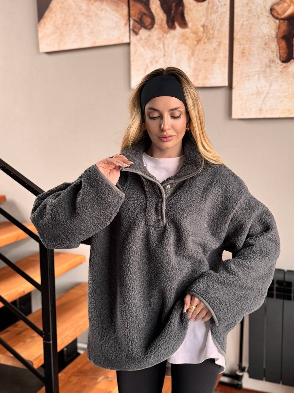 флисовая кофта,джемпер флисовая,оверсайз толстовка,флисовая толстовка,женский джемпер