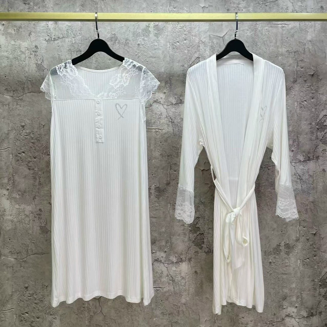комплект пеньюар,кружевной халат,кружевной халат комплект,халат и сорочка комплект,пеньюар белый