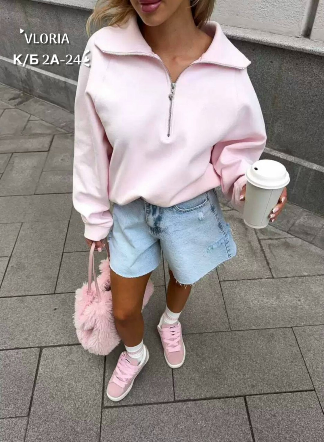 повседневный свитшот,свитшот на замке,розовый свитшот,розовая толстовка,свитшот женский