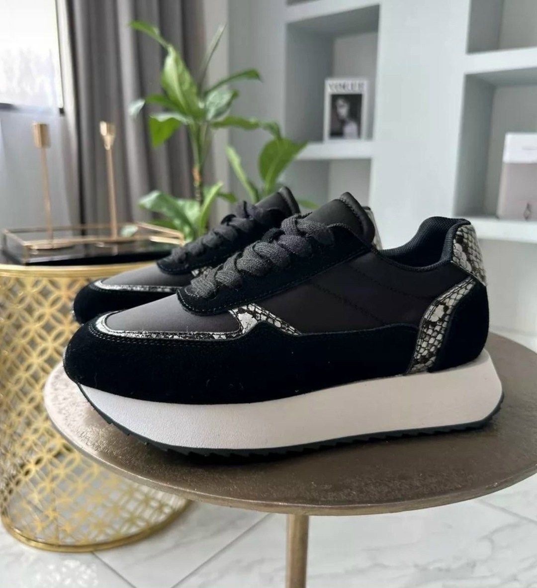 ,женские кроссовки,черные кроссовки,кроссовки натуральные,женские кроссовки на платформе