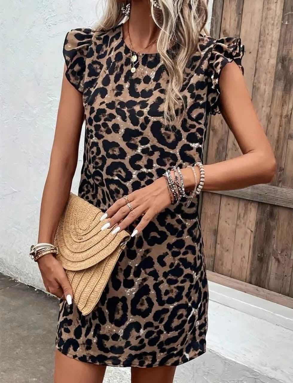 платье с леопардовым принтом,леопардовые платья,платье женская,платье туника,летнее платье