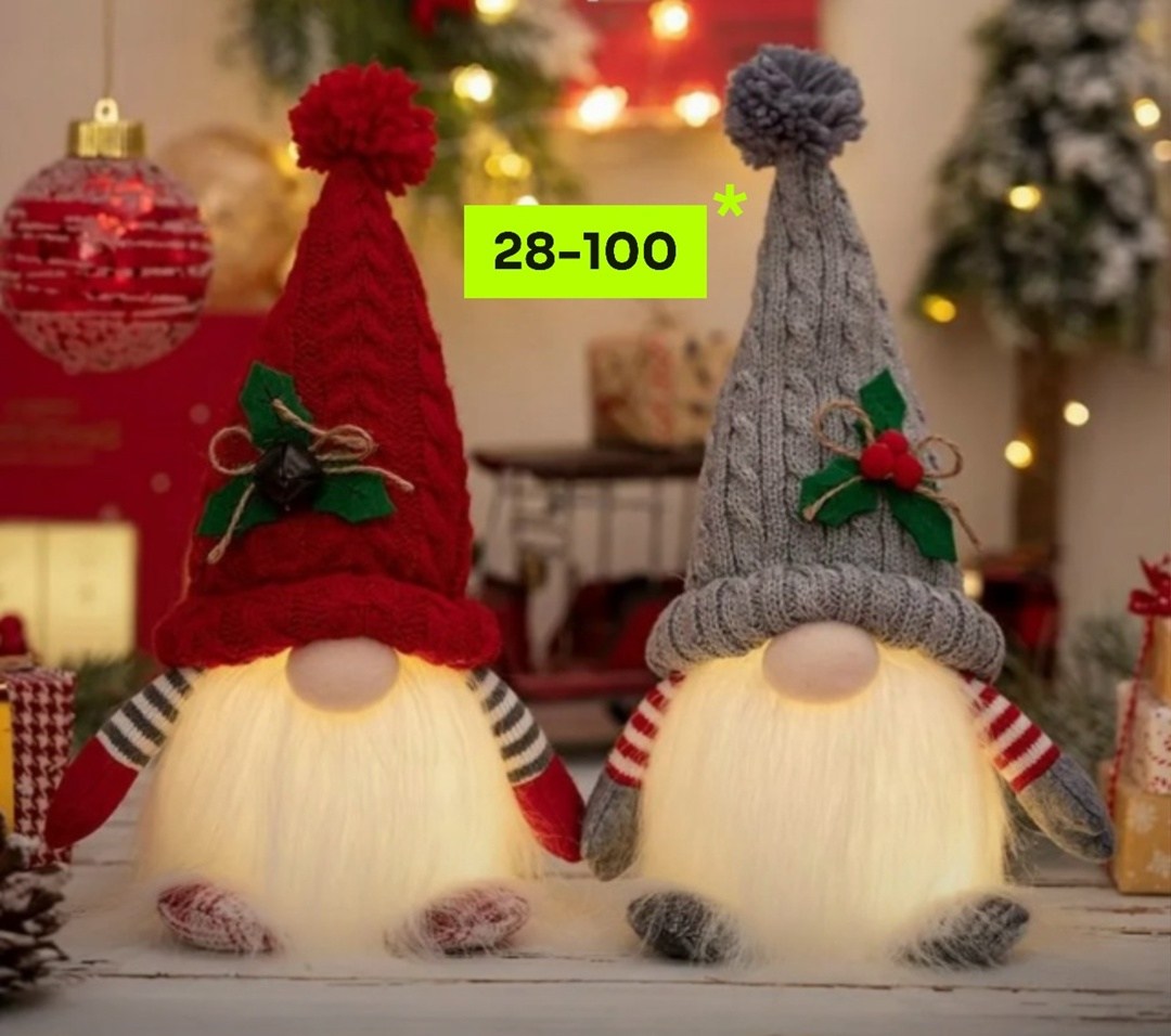 новогодние гномы,новогодний гном светящийся,гномик новогодний,рождественские гномы,рождественский гном