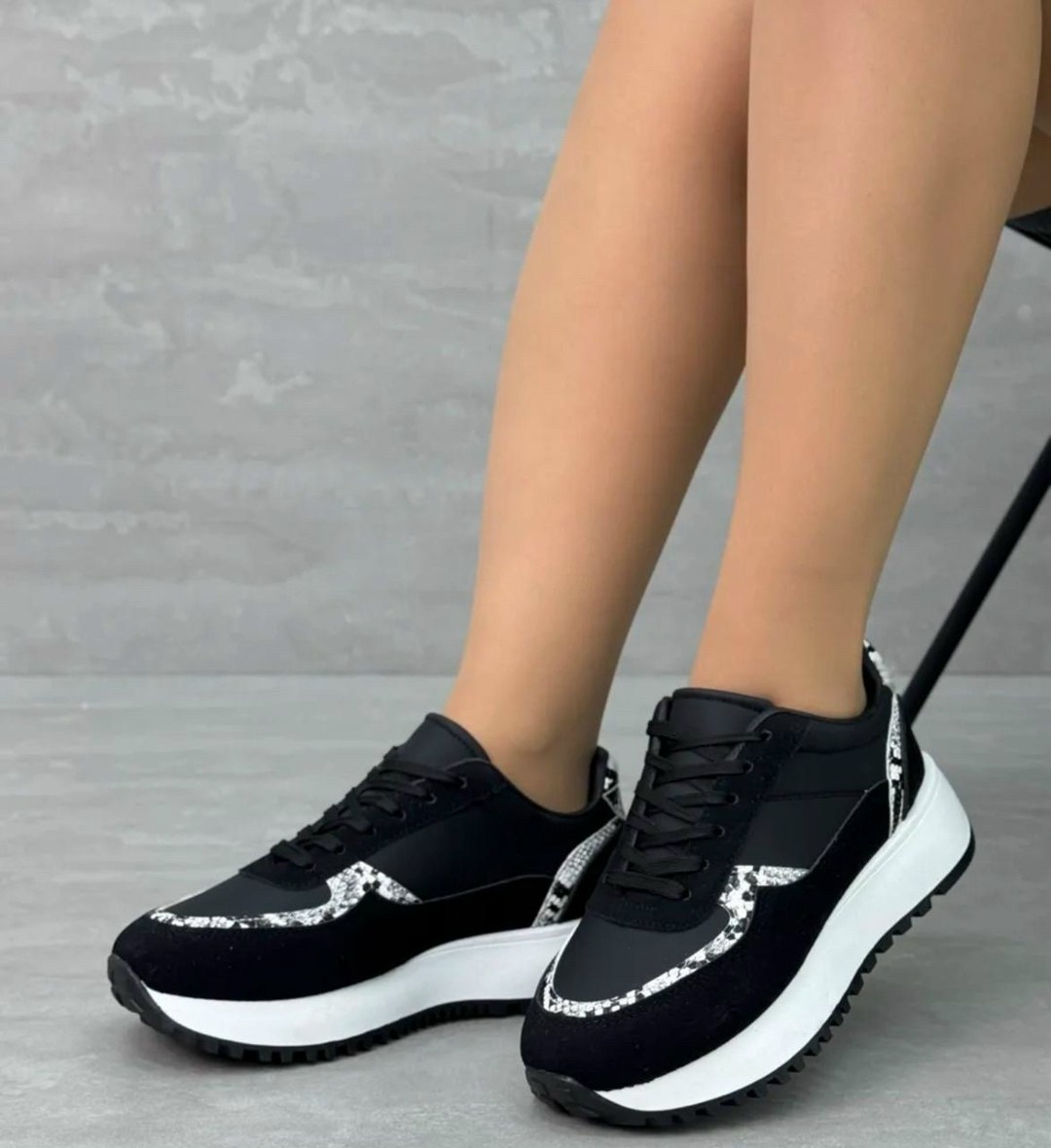 ,женские кроссовки,черные кроссовки,кроссовки натуральные,женские кроссовки на платформе