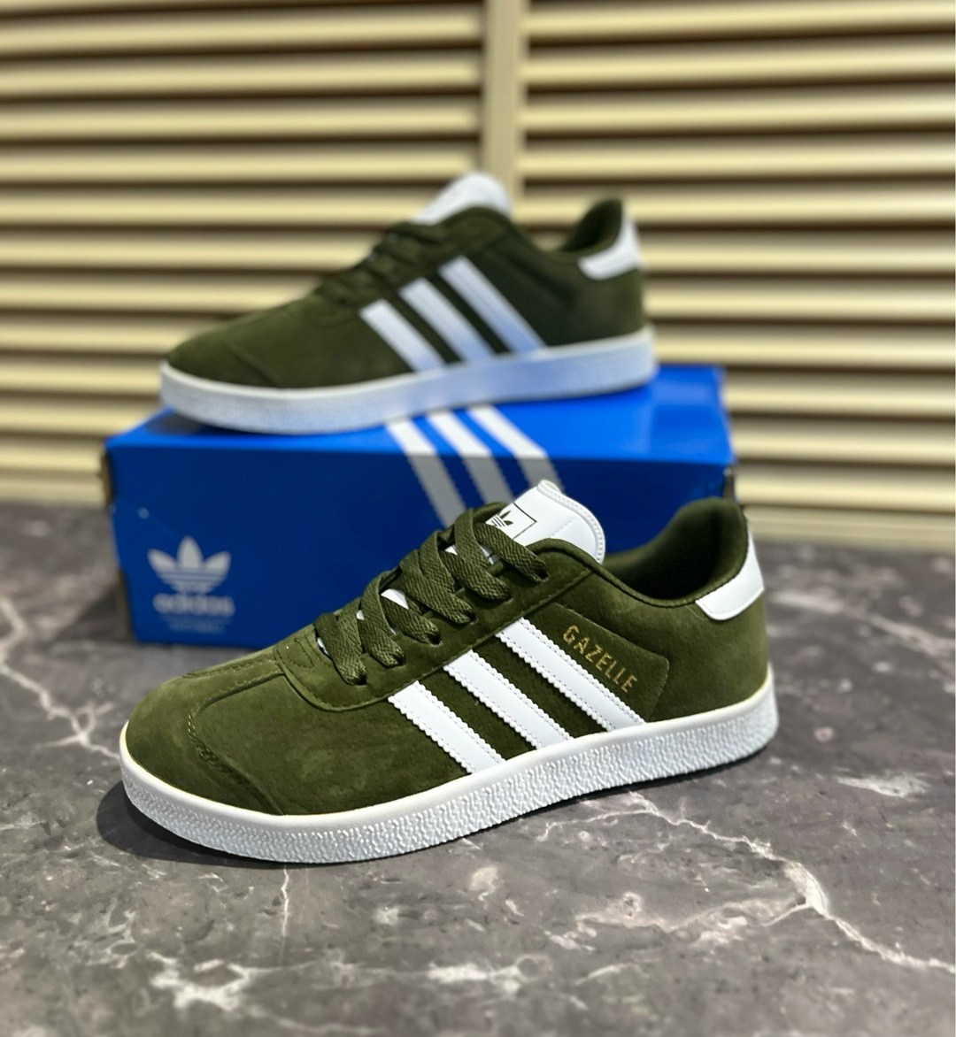 мужские кроссовки adidas gazelle,adidas gazelle хаки,adidas gazelle,adidas gazelle темно зеленые,