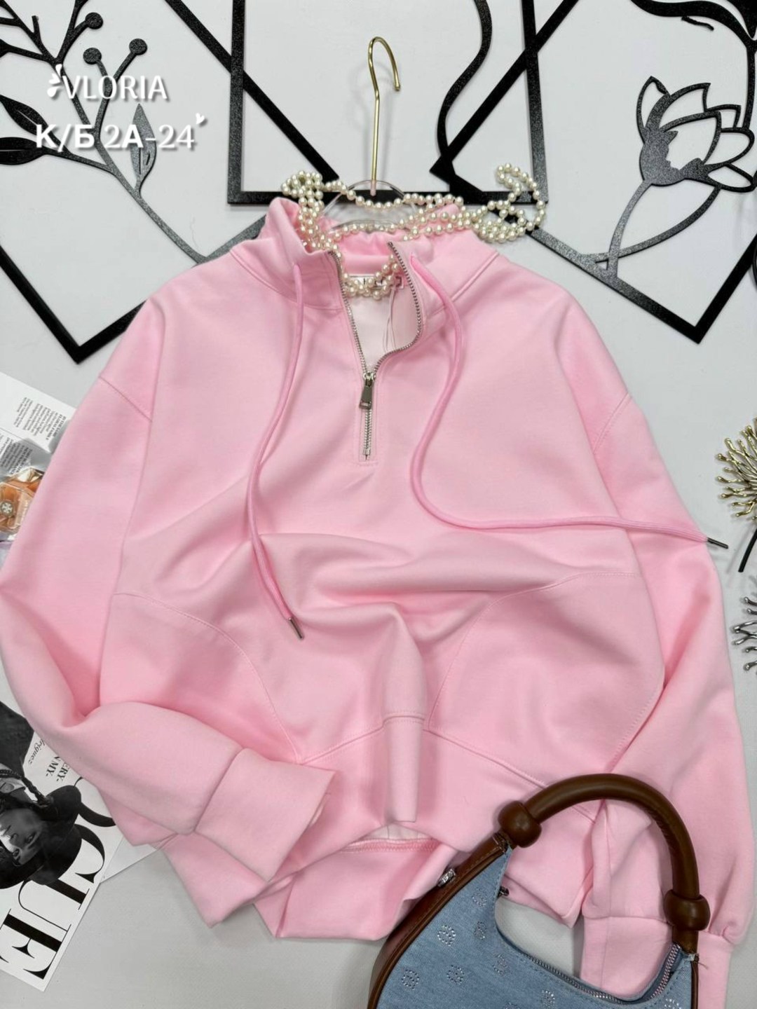 повседневный свитшот,свитшот на замке,розовый свитшот,розовая толстовка,свитшот женский