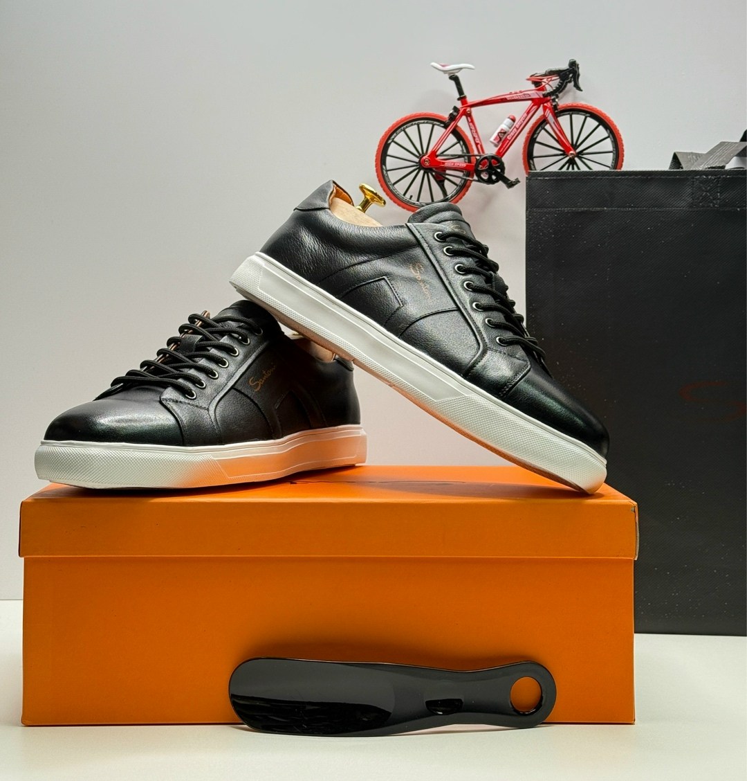 ,кроссовки santoni,кеды кожаные,кеды мужские кожаные,кеды santoni мужские