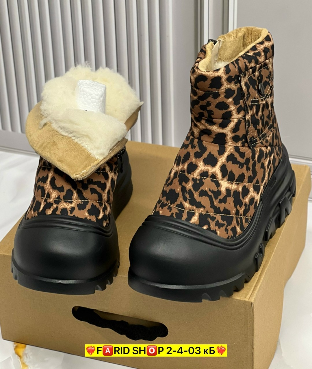 ,женские угги,леопардовые ботинки,зимняя женская ,короткие сапоги