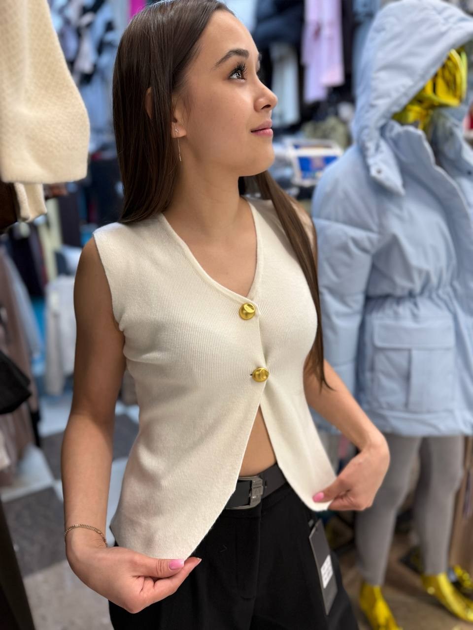 жилет,жилет для женщин,жилет женский,трикотажный жилет,жилетка женская