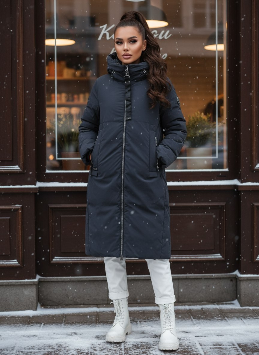 пуховик длинный зимний с капюшоном,зимние куртки,удлиненная куртка,куртка пуховик зимний длинный с капюшоном,пуховики женские