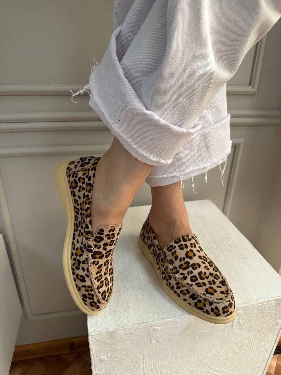 ,лоферы замш,женские лоферы, женская,леопардовые лоферы