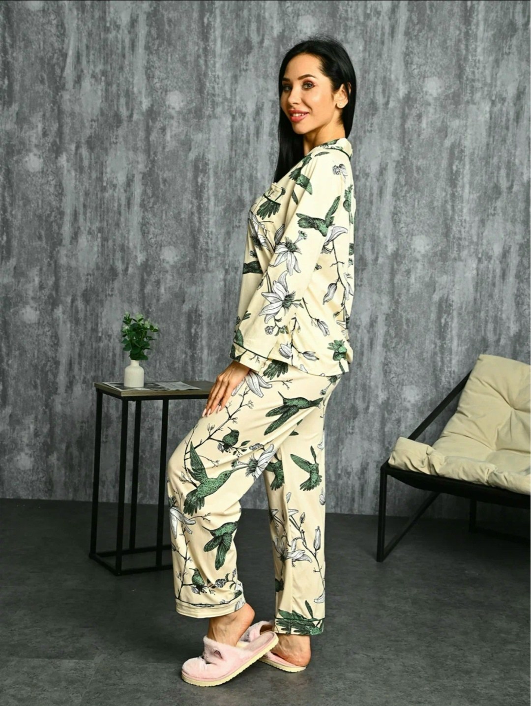 пижама женская,комплект пижама,шелковые пижамы,пижама с принтом,пижама рубашка