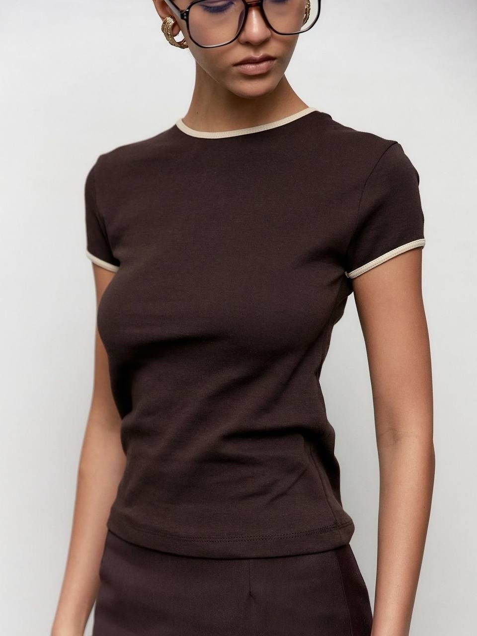 футболка женская,женская кофта,женская майка,коричневая футболка,одежда футболка