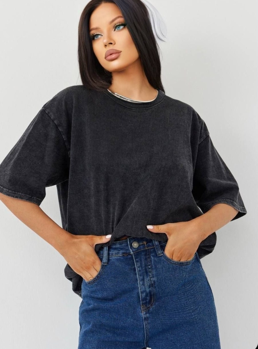 футболка оверсайз,футболка оверсайз варенка серая,женская футболка оверсайз,футболка оверсайз варенка,футболка варенка женская оверсайз