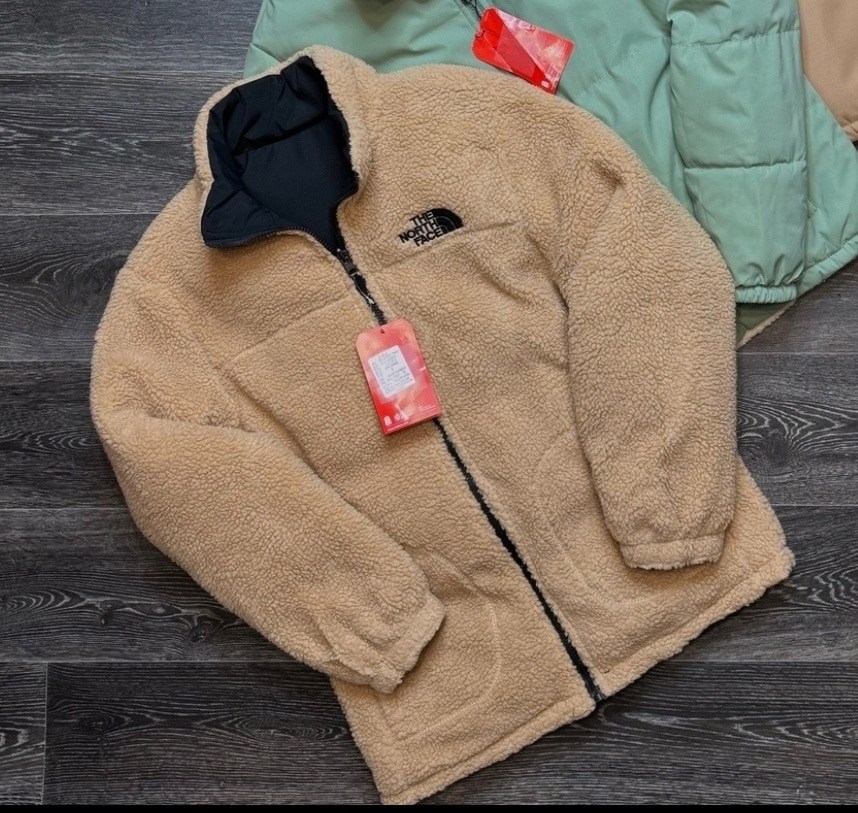 куртка двухсторонняя the north face,куртка двухсторонняя tnf,двухсторонняя куртка барашек north face,пуховик тнф двухсторонний,куртка the north face зимняя