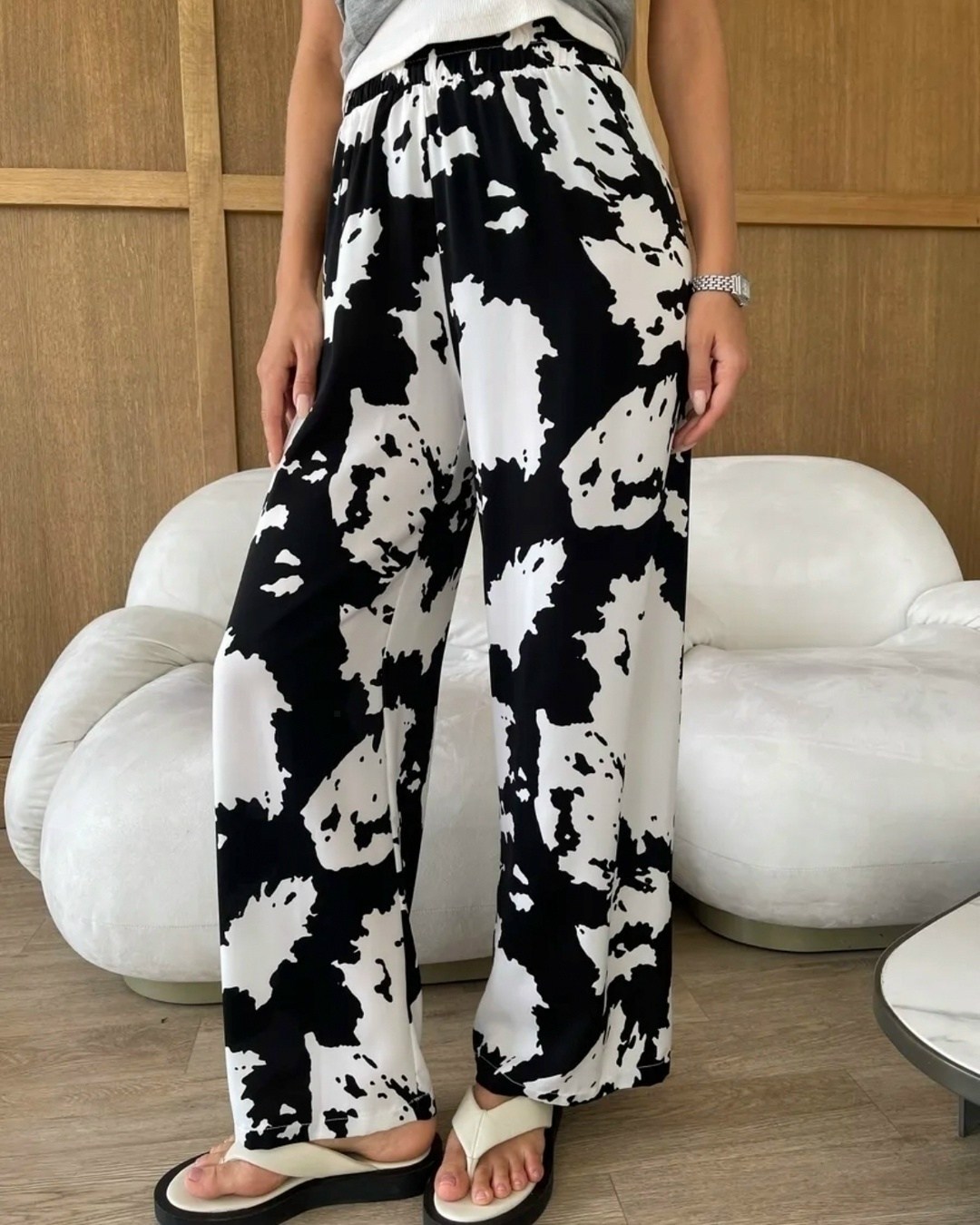 широкие брюки,брюки с широкими штанинами,брюки с принтом,брюки свободные,летние брюки