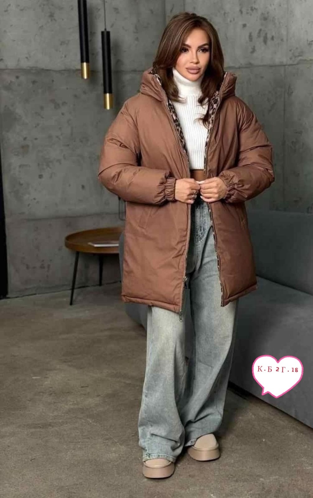 пуховик двусторонний,куртка женская,зимняя куртка двусторонняя,леопардовая куртка,куртка женская демисезонная