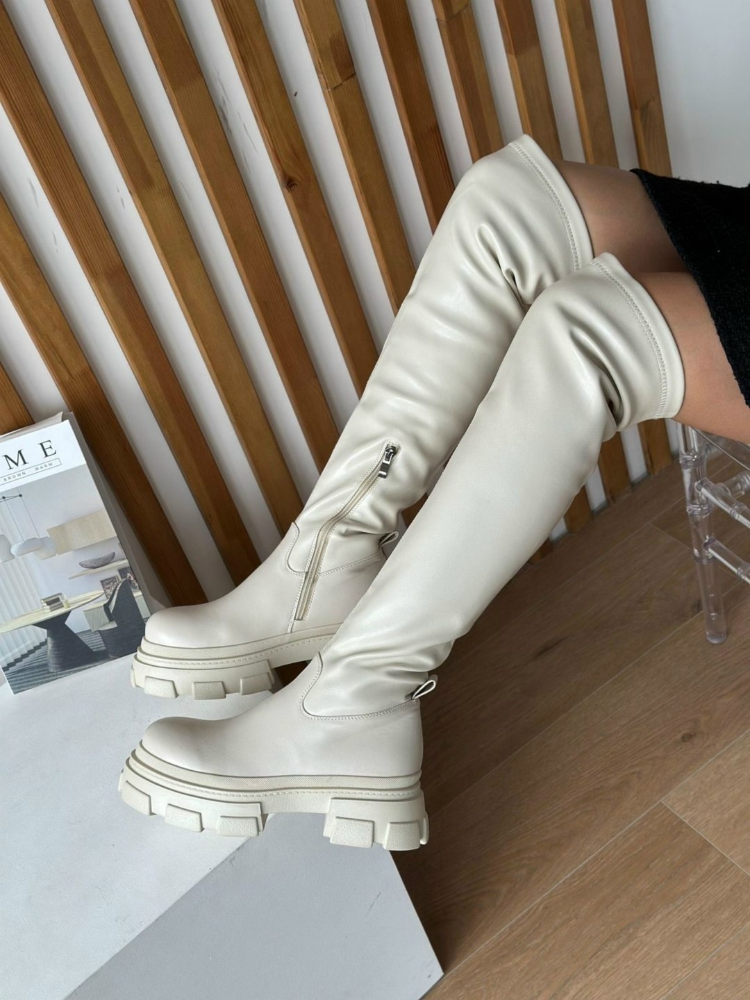 ботфорты женские,ботфорты сапоги,бежевые ботфорты,демисезонные ботфорты,ботфорты на платформе