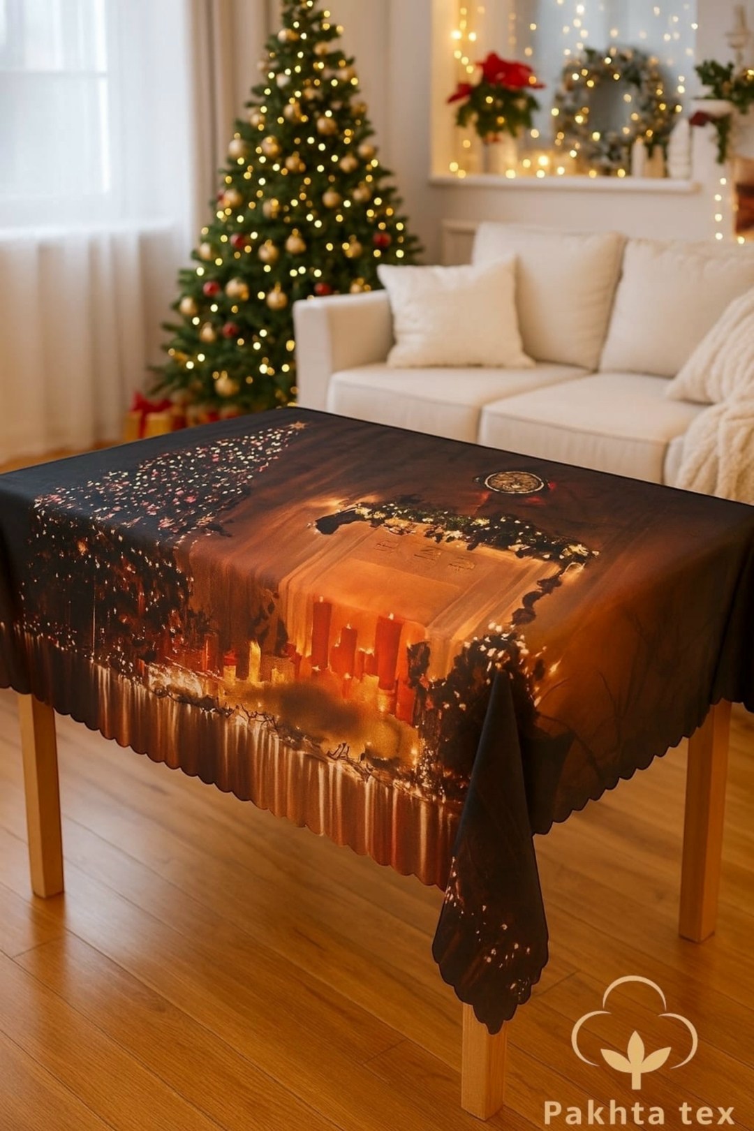 скатерть тамитекс новогодняя,новогодние скатерти,фотоскатерть новогодняя коллекция,новогодняя скатерть клеенка,скатерть новогодняя фотопечать