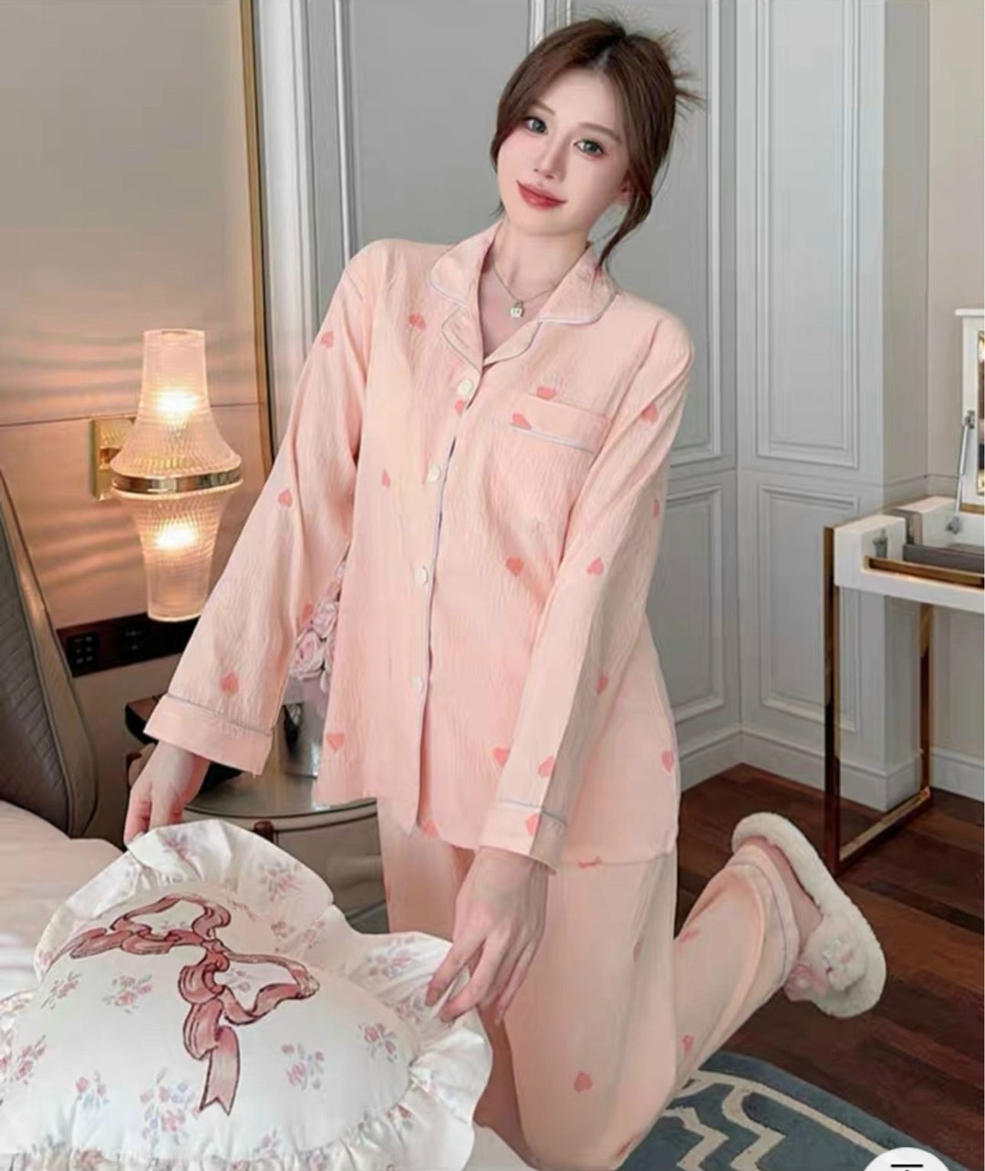 женская пижама со штанами,женская пижама,домашняя одежда пижама,женские пижамные комплекты,пижама с штанами