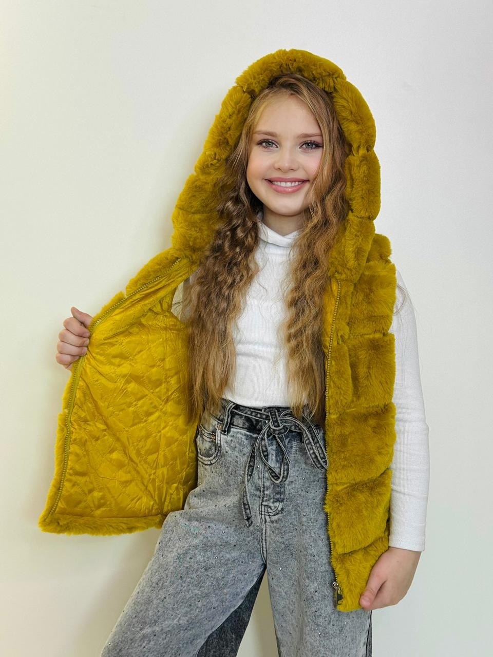 меховая жилет,меховая жилетка,жилет детский меховой,меховая жилетка для девочки,жилетка детская меховая