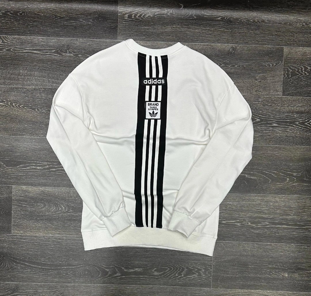 белый свитшот адидас мужские с черными полосками,свитшот adidas originals adidas,свит шот adidas мужской чпрный,кофта адидас,adidas originals adidas