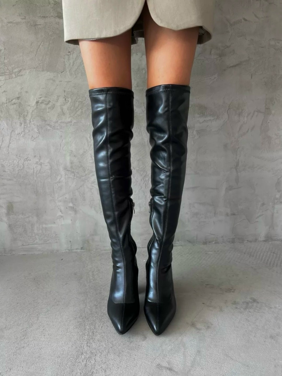 демисезонные ботфорты,ботфорты женские,ботфорты чулки,ботфорты чулки на каблуке,ботфорт