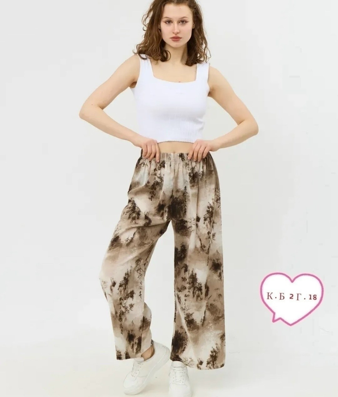 широкие брюки,брюки с широкими штанинами,брюки с принтом,брюки свободные,летние брюки