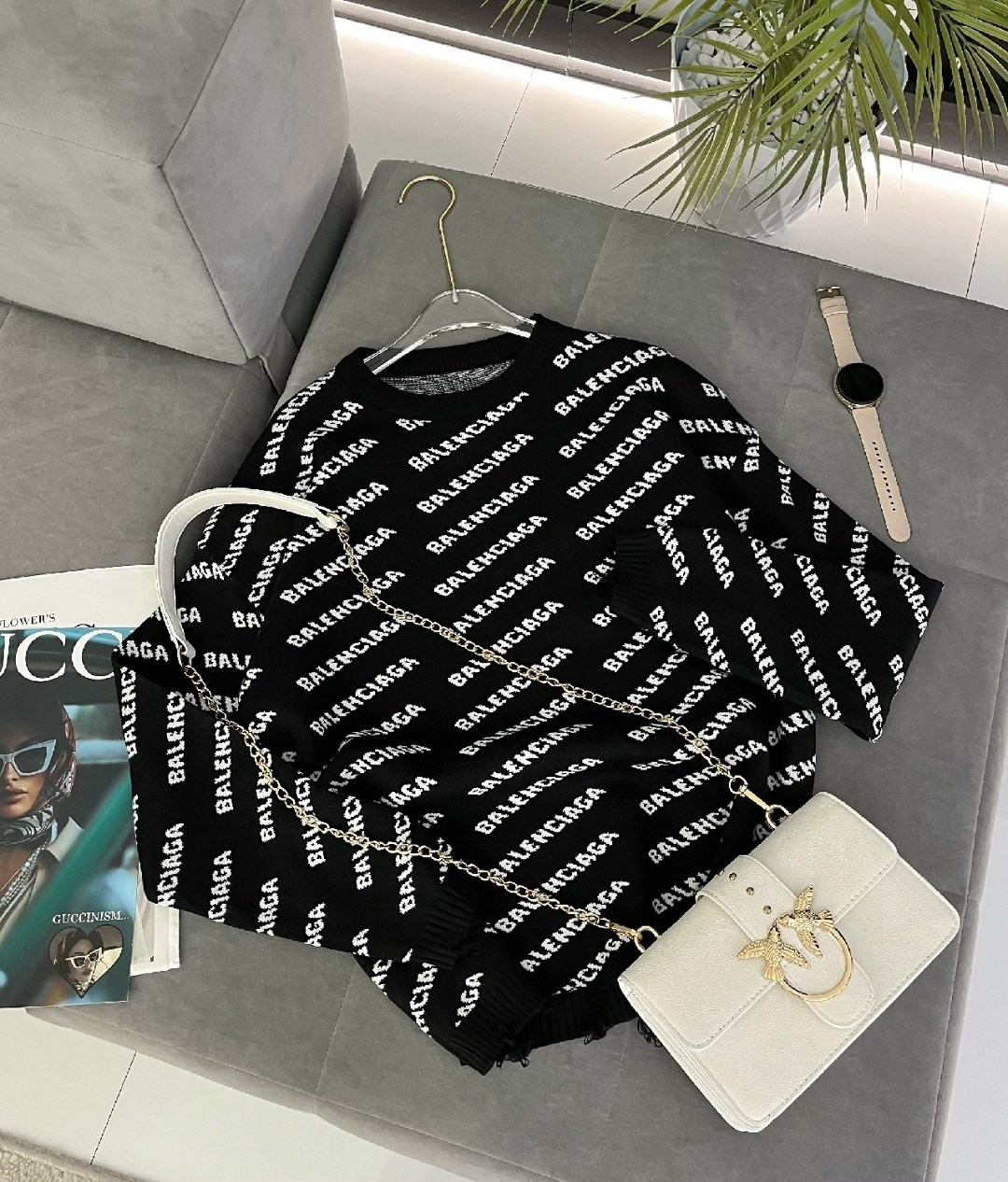 баленсиага кофта,модные свитера,свитер balenciaga,свитер баленсиага,баленсиага кристобаль