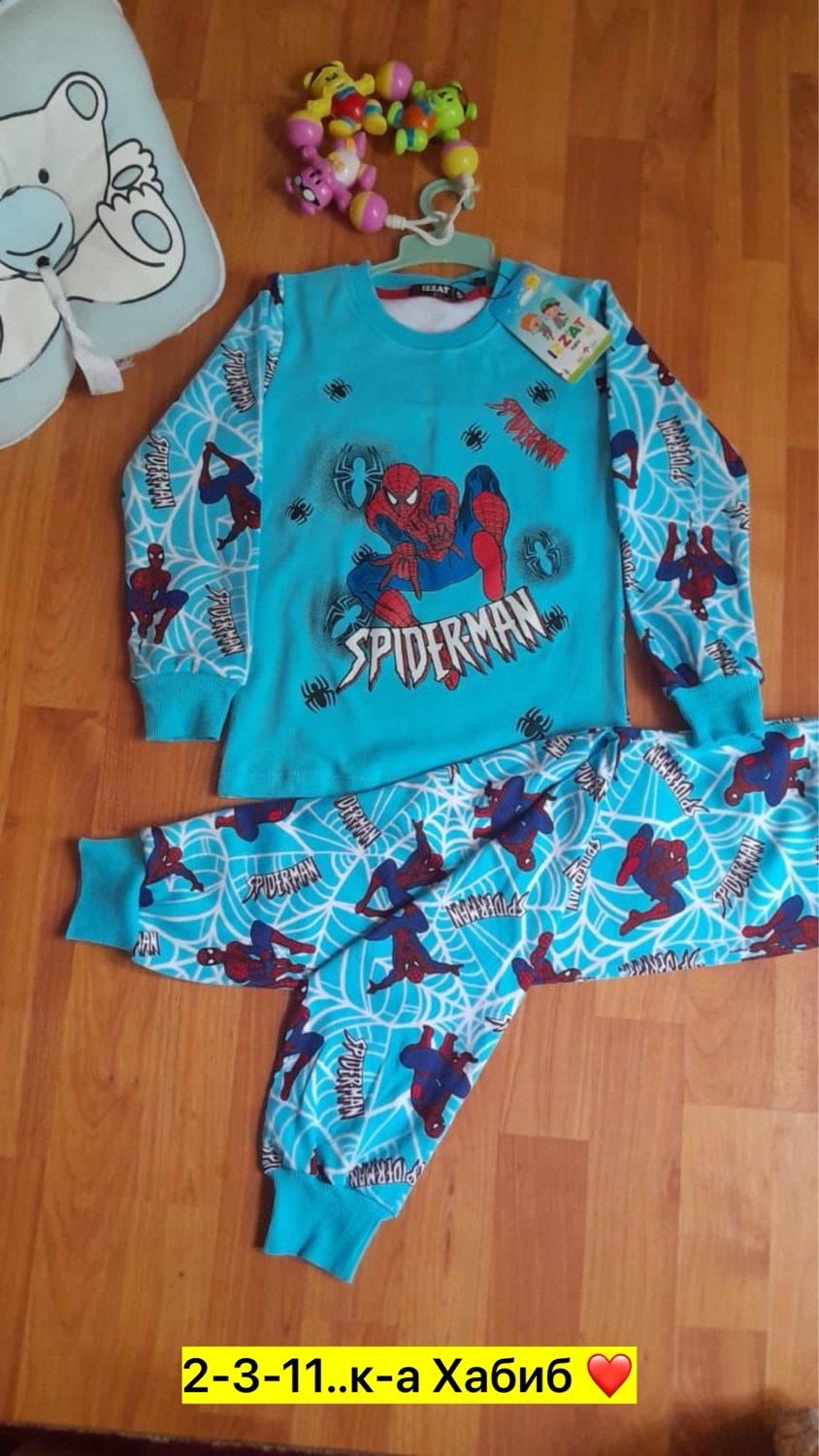 пижама для мальчика,пижама детская,пижама детская для мальчика,пижама детская марвел,пижама комплект