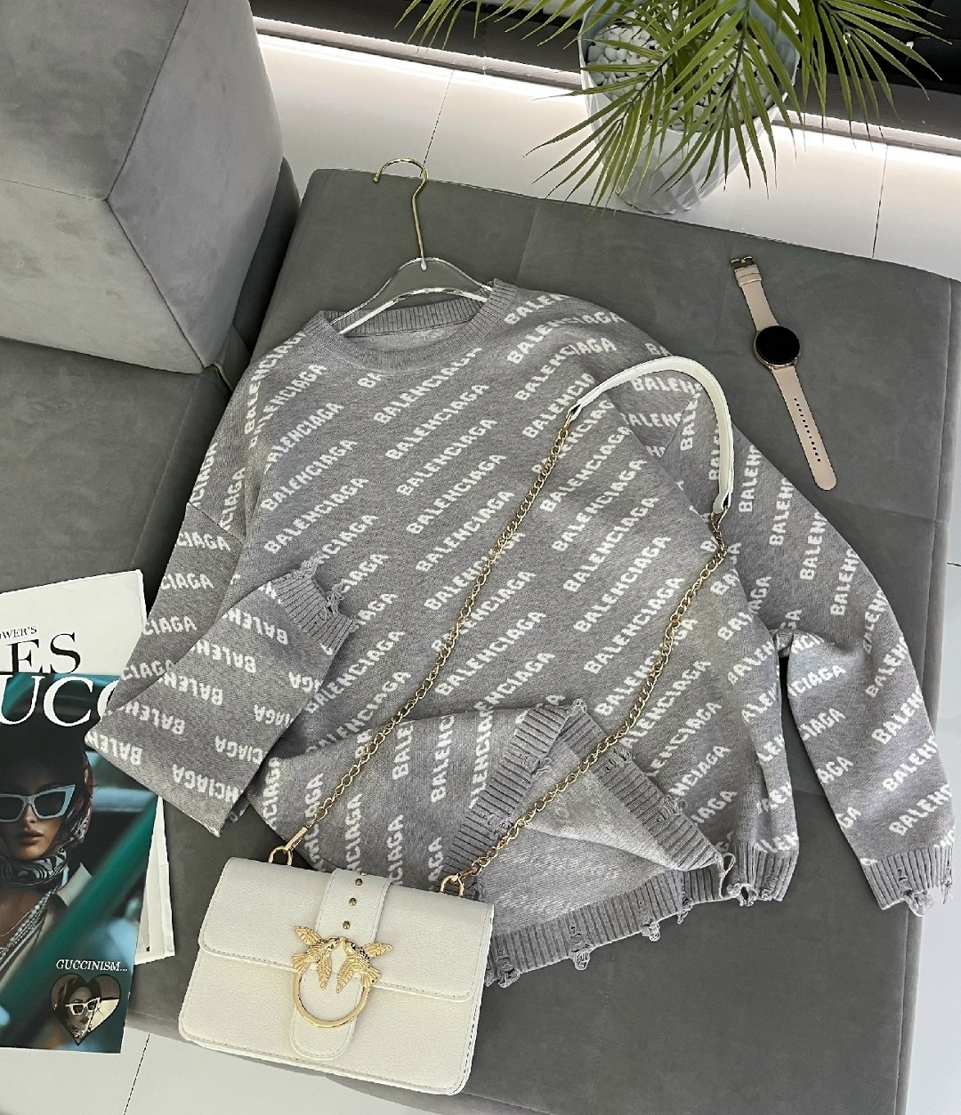 баленсиага кофта,модные свитера,свитер balenciaga,свитер баленсиага,баленсиага кристобаль