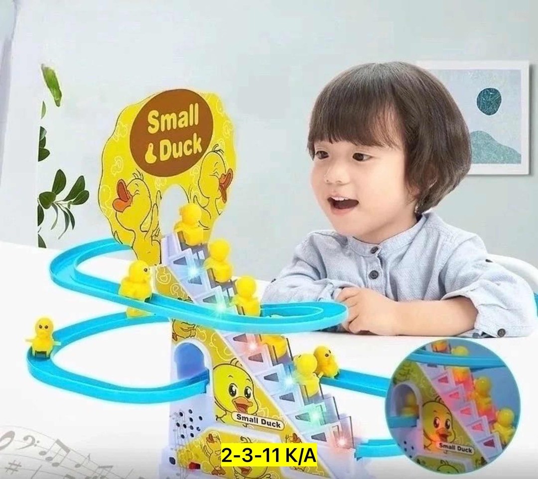 small duck игрушка горка,small duck игрушка музыкальная горка с утятами,интерактивная игрушка утёнок,игрушка утка,игрушка утенок