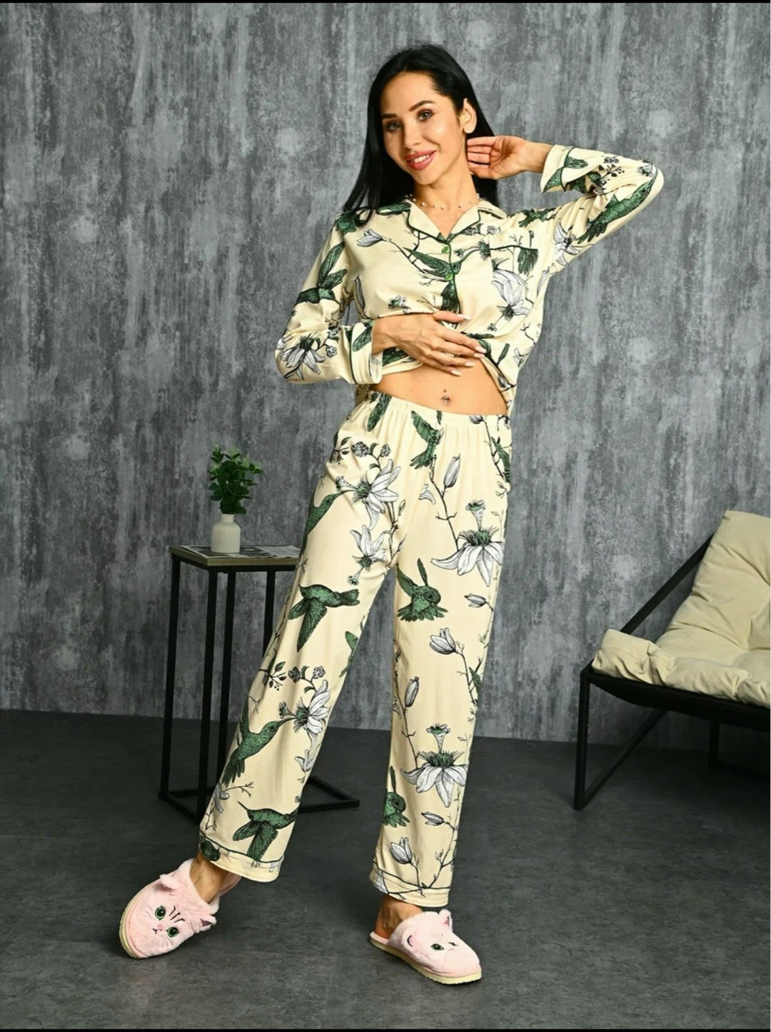 пижама женская,комплект пижама,шелковые пижамы,пижама с принтом,пижама рубашка