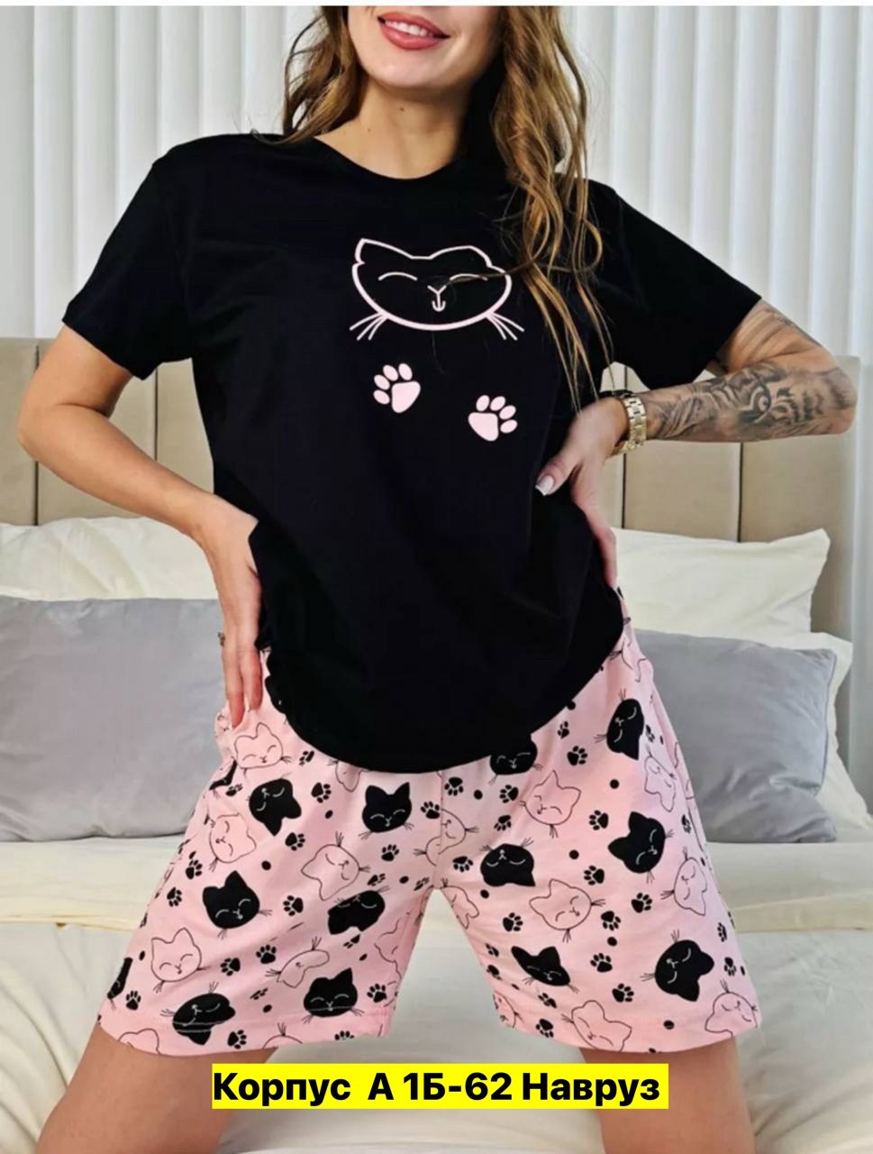 пижама женская с шортам,пижама женская,пижамы женская с шортами хлопок,домашняя одежда пижама,пижама домашний костюм