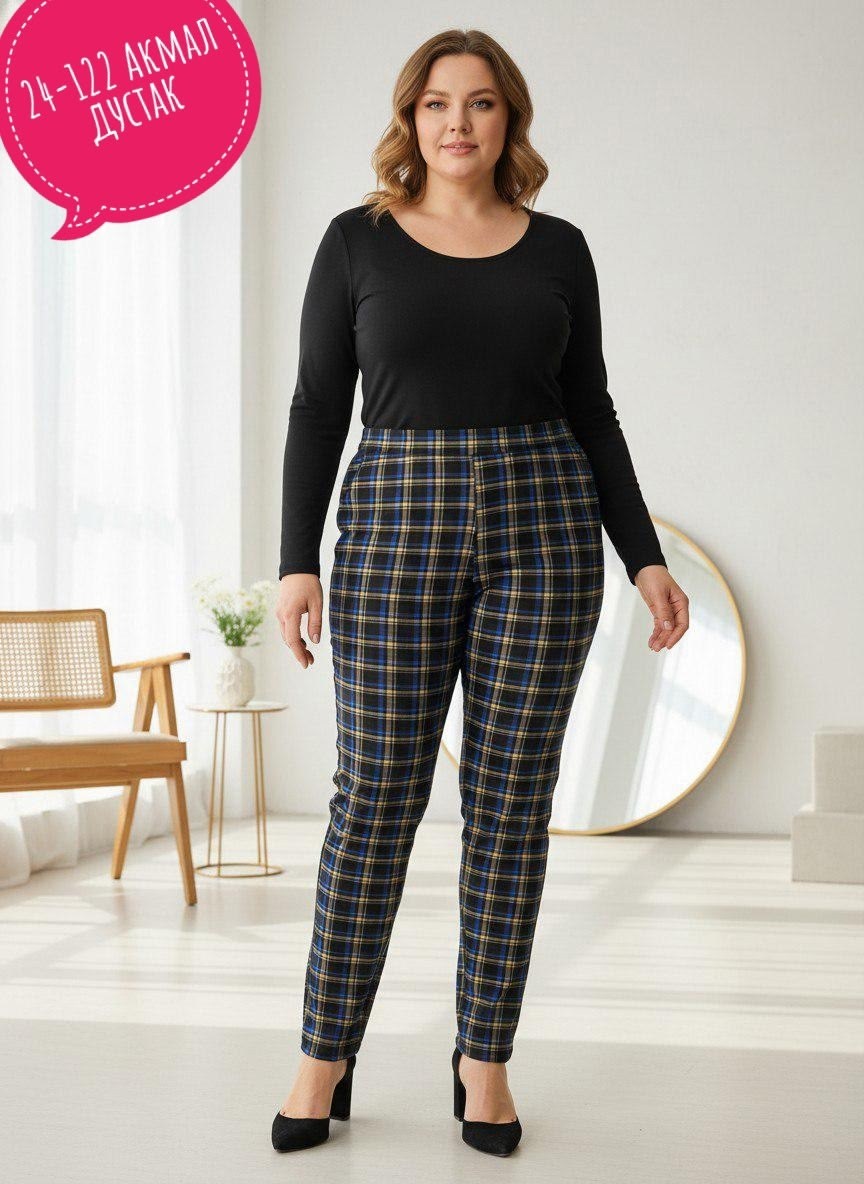 женские брюки,брюки в клетку,брюки бриджи,антига брюки в клетку,брюки классические