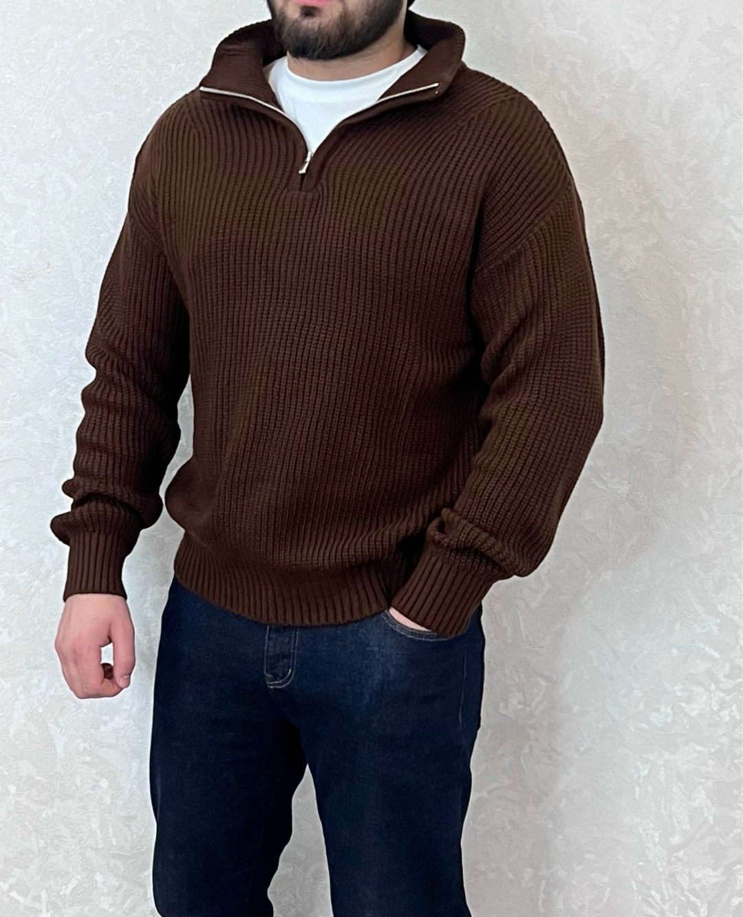 свитер с воротником,кофта мужской,свитера мужская,джемпер для мужчин,свитер мужской на молнии