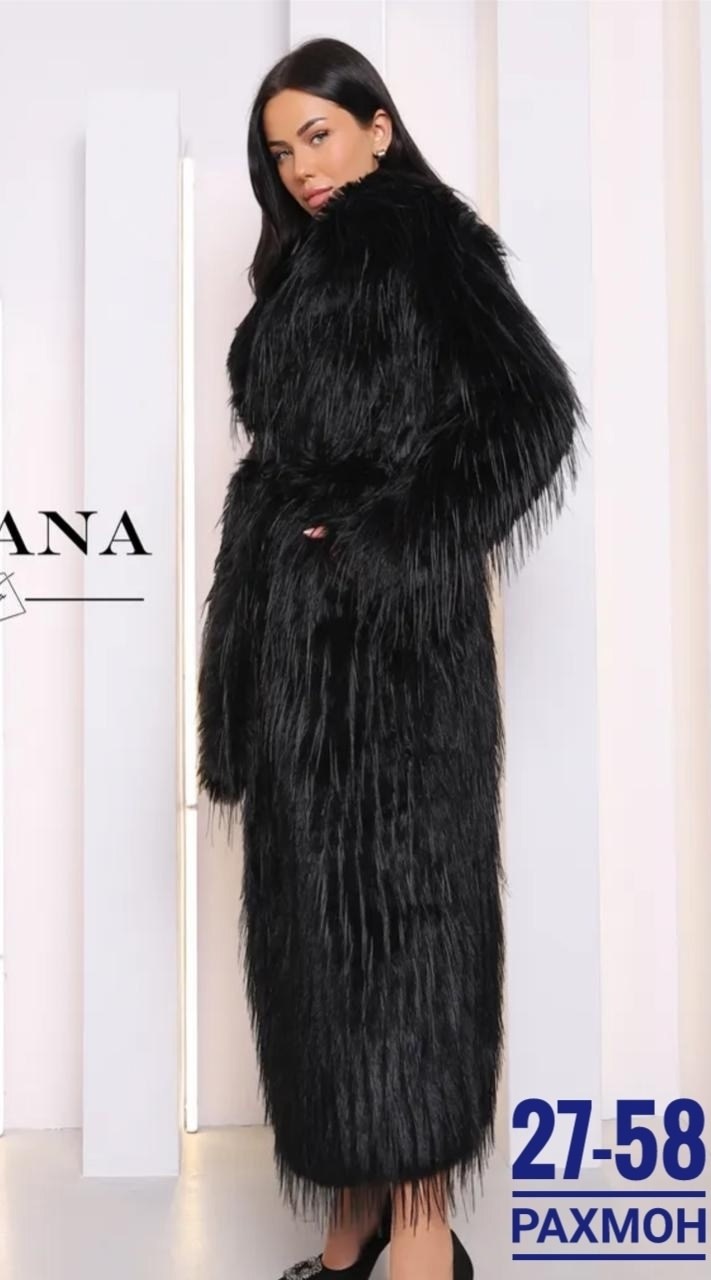 шуба искусственная,шуба из эко меха,шуба из меха ламы,меховое пальто,длинная шуба