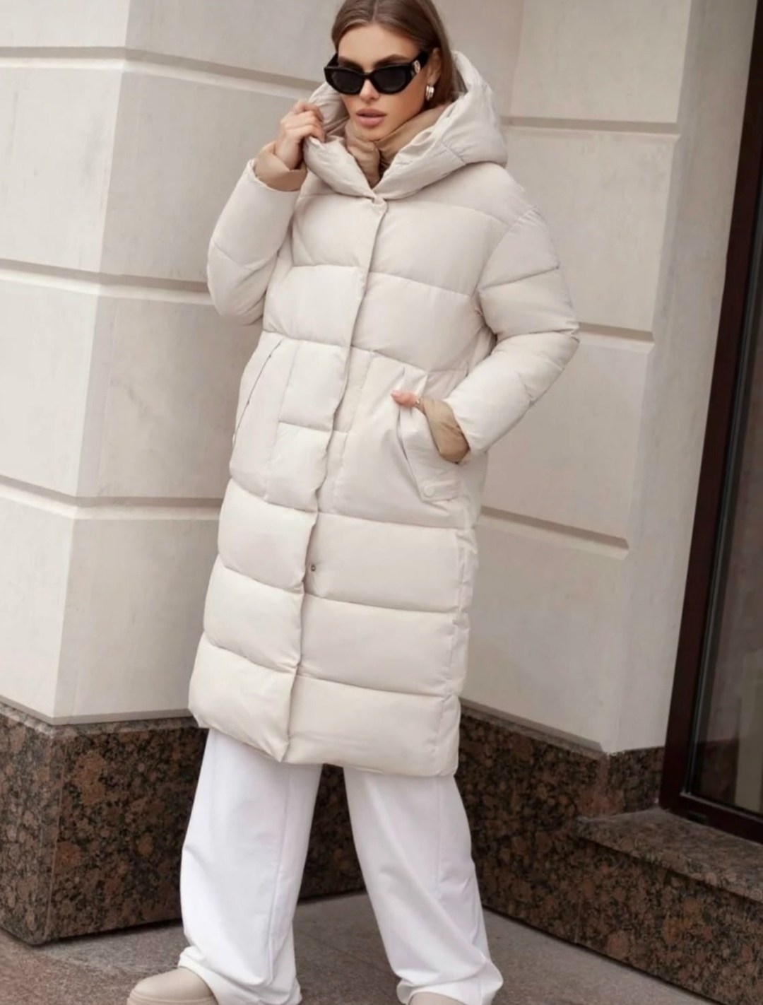 женский удлиненный пуховик,пуховик зимний женский,длинные пуховики,пуховик,пуховик женский зимний длинный с капюшон