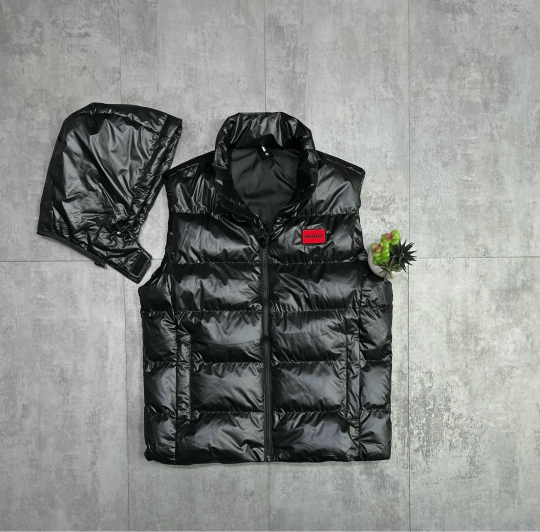 мужской жилет удлиненный,жилет двусторонний,жилет черный,мужской жилет с капюшоном,жилет мужской