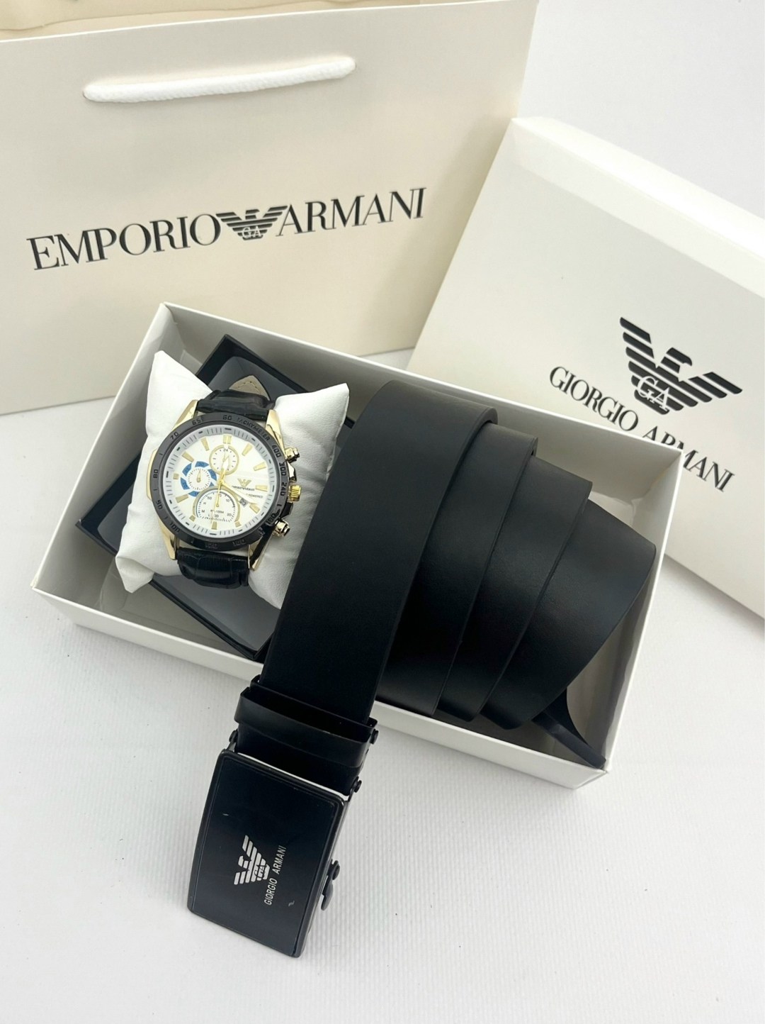 подарочный набор мужской,набор часов джорджио армани мужские,набор армани мужской,мужские наборы,мужские подарки
