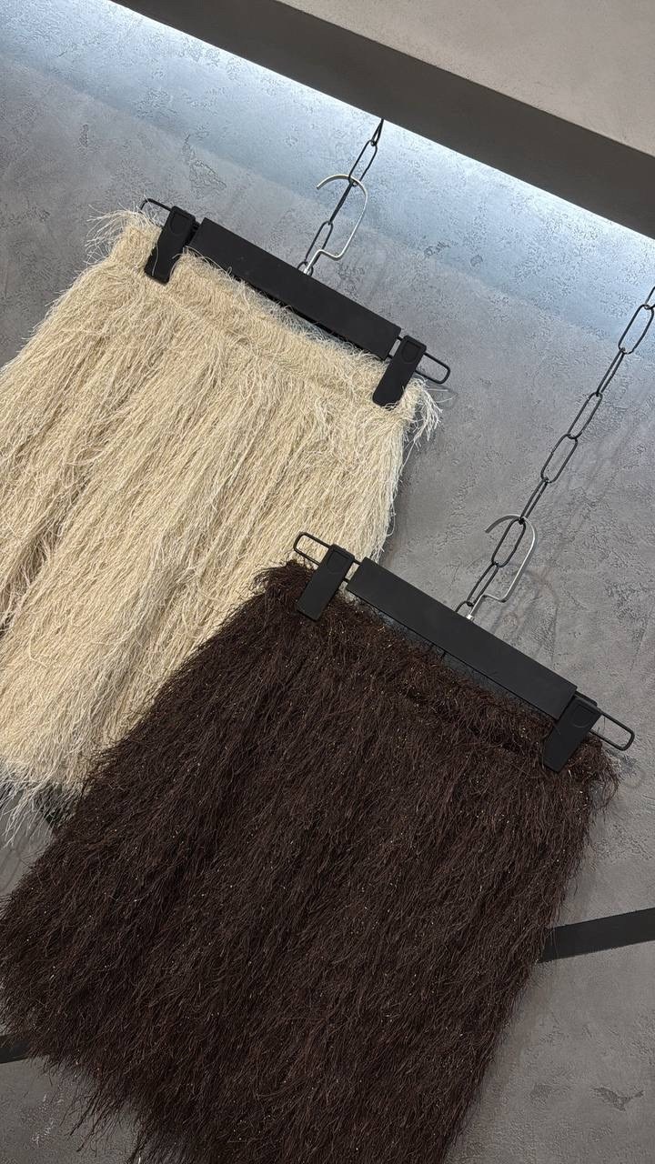 пушистая юбка,юбка с перьями,юбка с бахромой,юбка,юбка повседневная