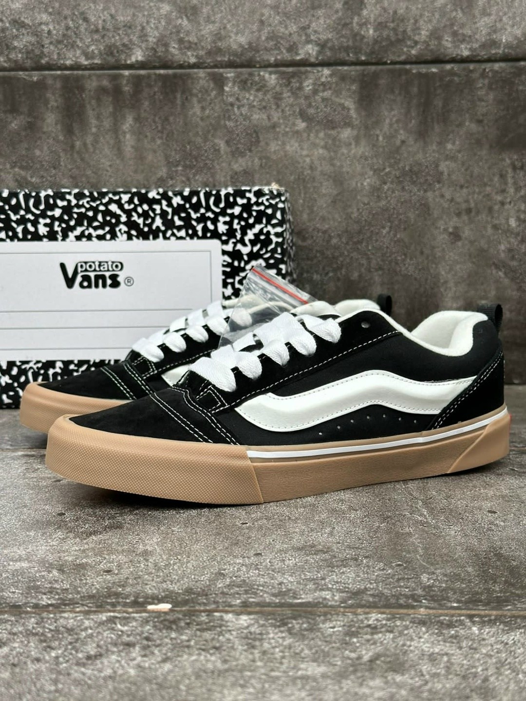 ,мужские кеды vans,vans old skool black gum,vans old skool black,кеды vans