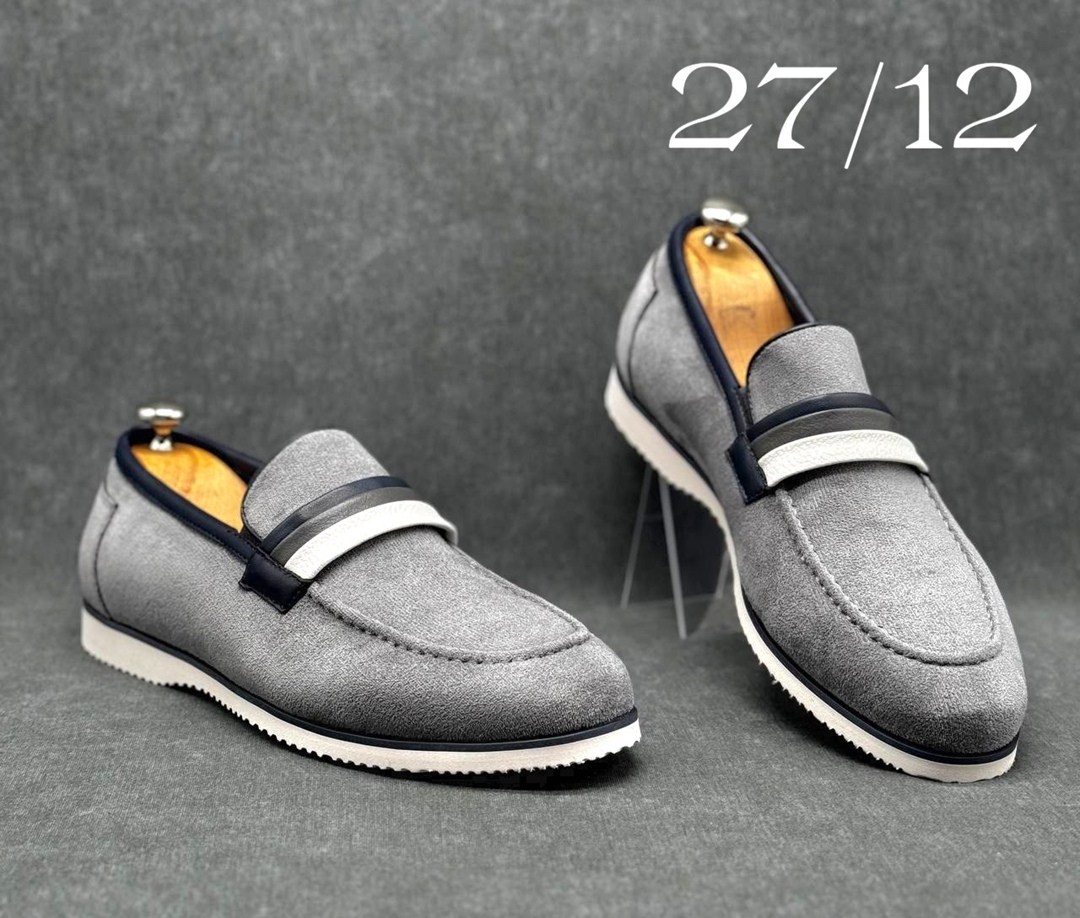 лоферы мужские loro piana,лоферы мужские замшевые серые,макасины мужские,,лоферы мужские замшевые