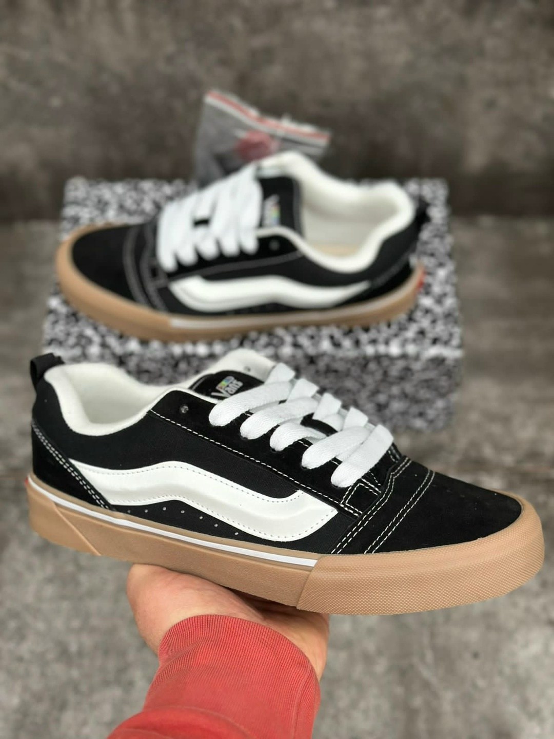 ,мужские кеды vans,vans old skool black gum,vans old skool black,кеды vans