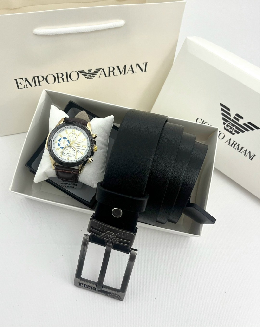 подарочный набор мужской,набор часов джорджио армани мужские,набор армани мужской,мужские наборы,мужские подарки