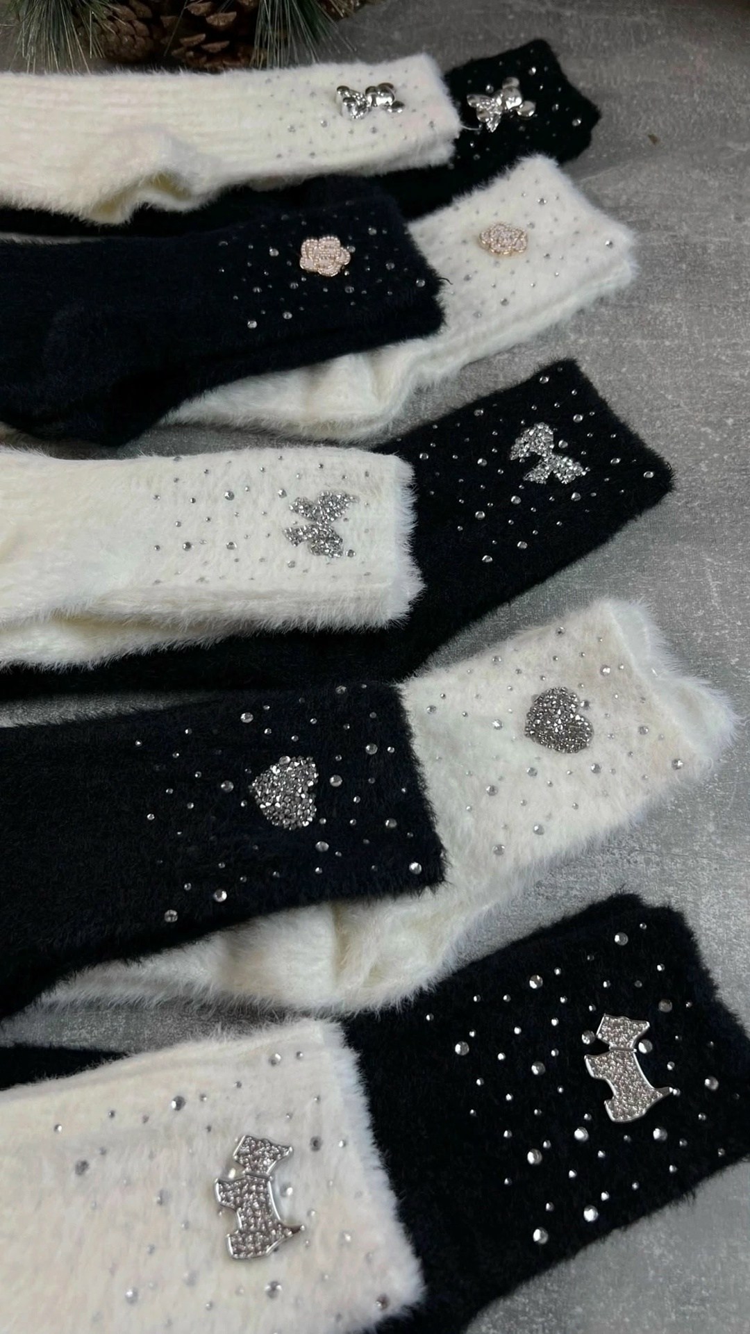 носки женские 10 пар,женские носки,женские теплые носки,носки со стразами,носки для женщин