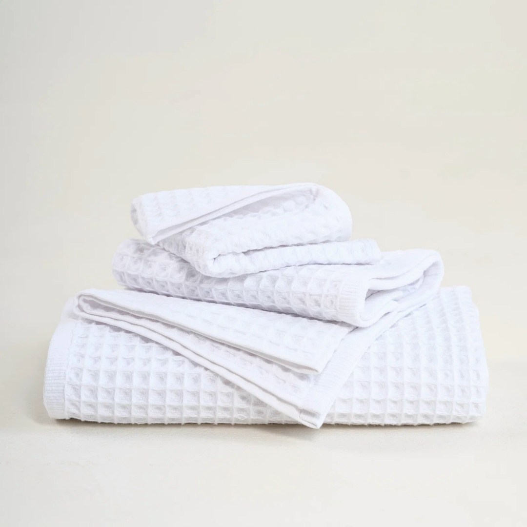 полотенце вафельное белое 80х40см,полотенце вафельное белое,набор вафельные полотенца,вафельное полотенце,кухонное полотенце вафельное