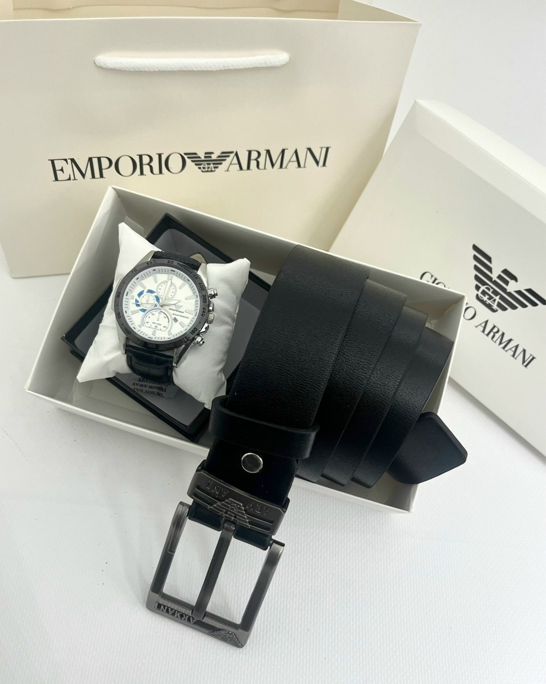 подарочный набор мужской,набор часов джорджио армани мужские,набор армани мужской,мужские наборы,мужские подарки