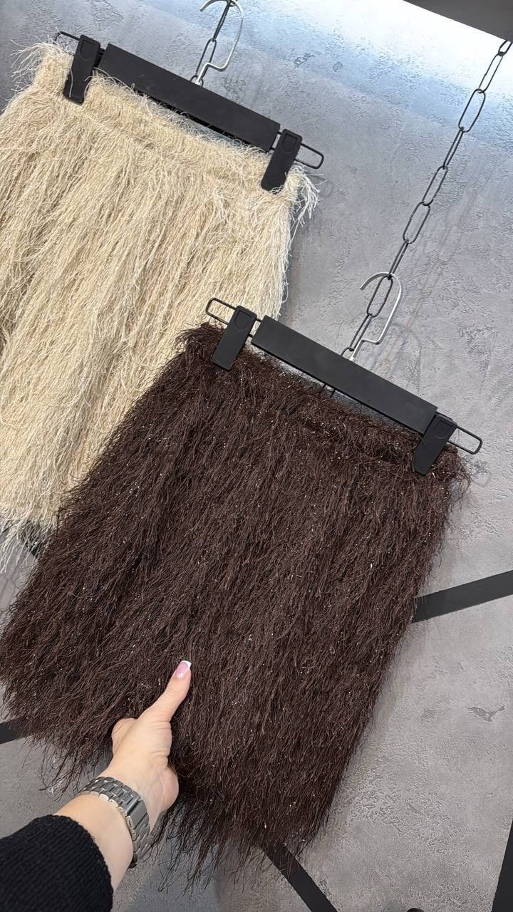 пушистая юбка,юбка с перьями,юбка с бахромой,юбка,юбка повседневная